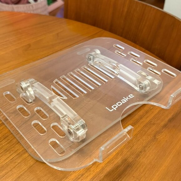 Acrylic Foldable Laptop Stand - Picture 2 of 2